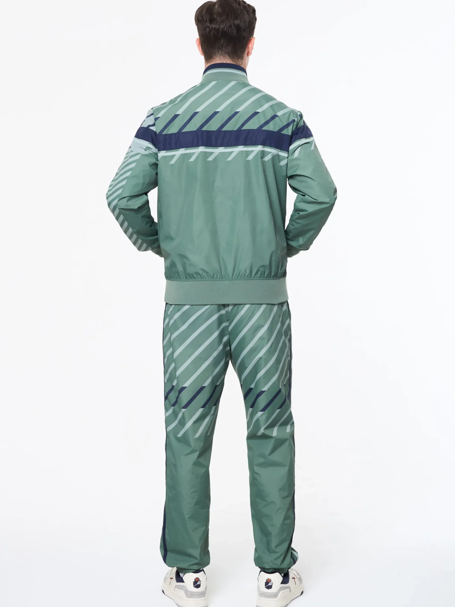 Quadretto Track Jacket- Duck Green