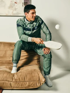 Quadretto Track Jacket- Duck Green