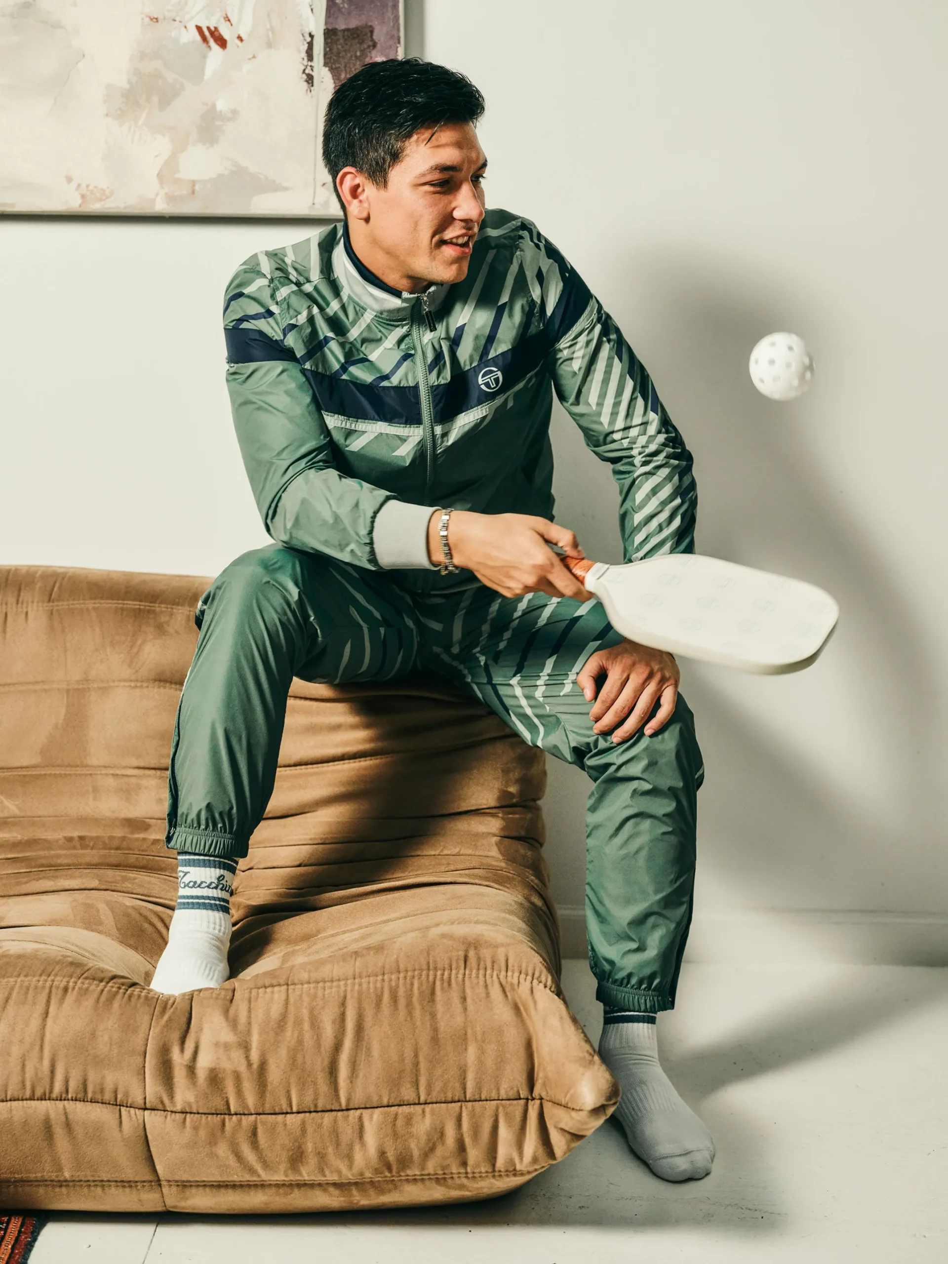 Quadretto Track Jacket- Duck Green