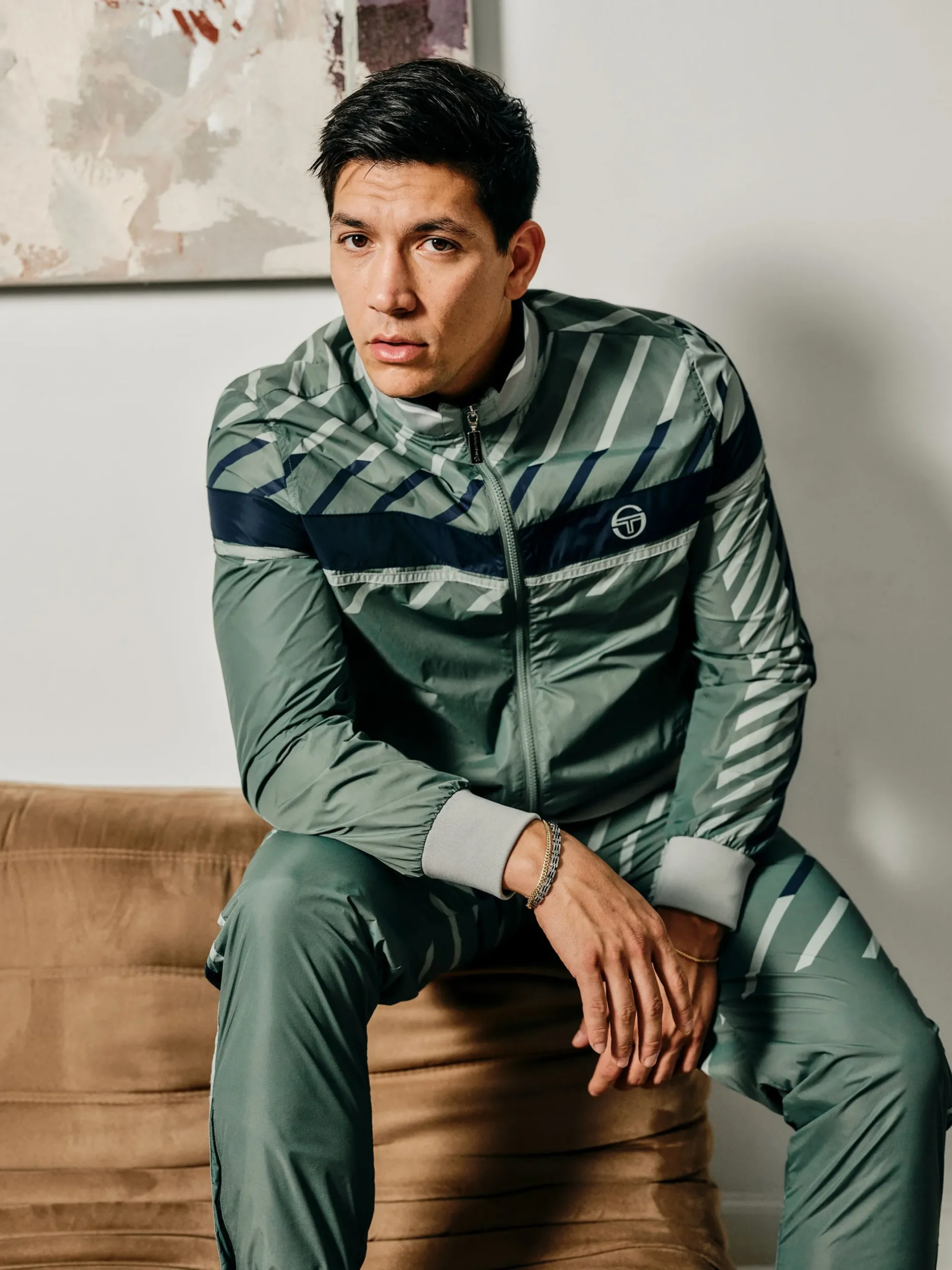 Quadretto Track Jacket- Duck Green