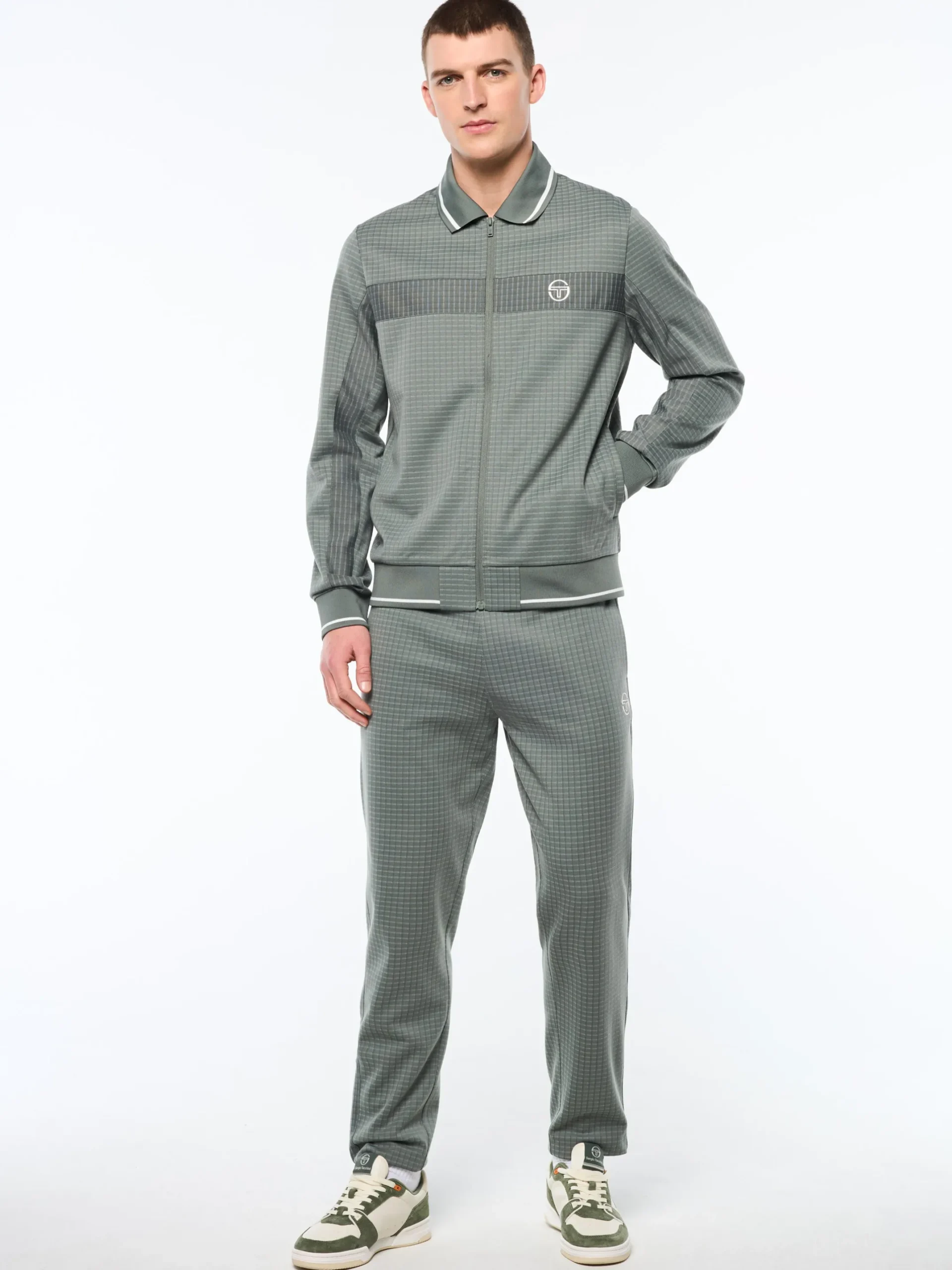 Rete Track Jacket-Agave Green