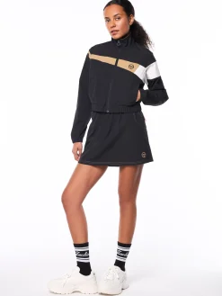 Roma Track Jacket-Black Beauty