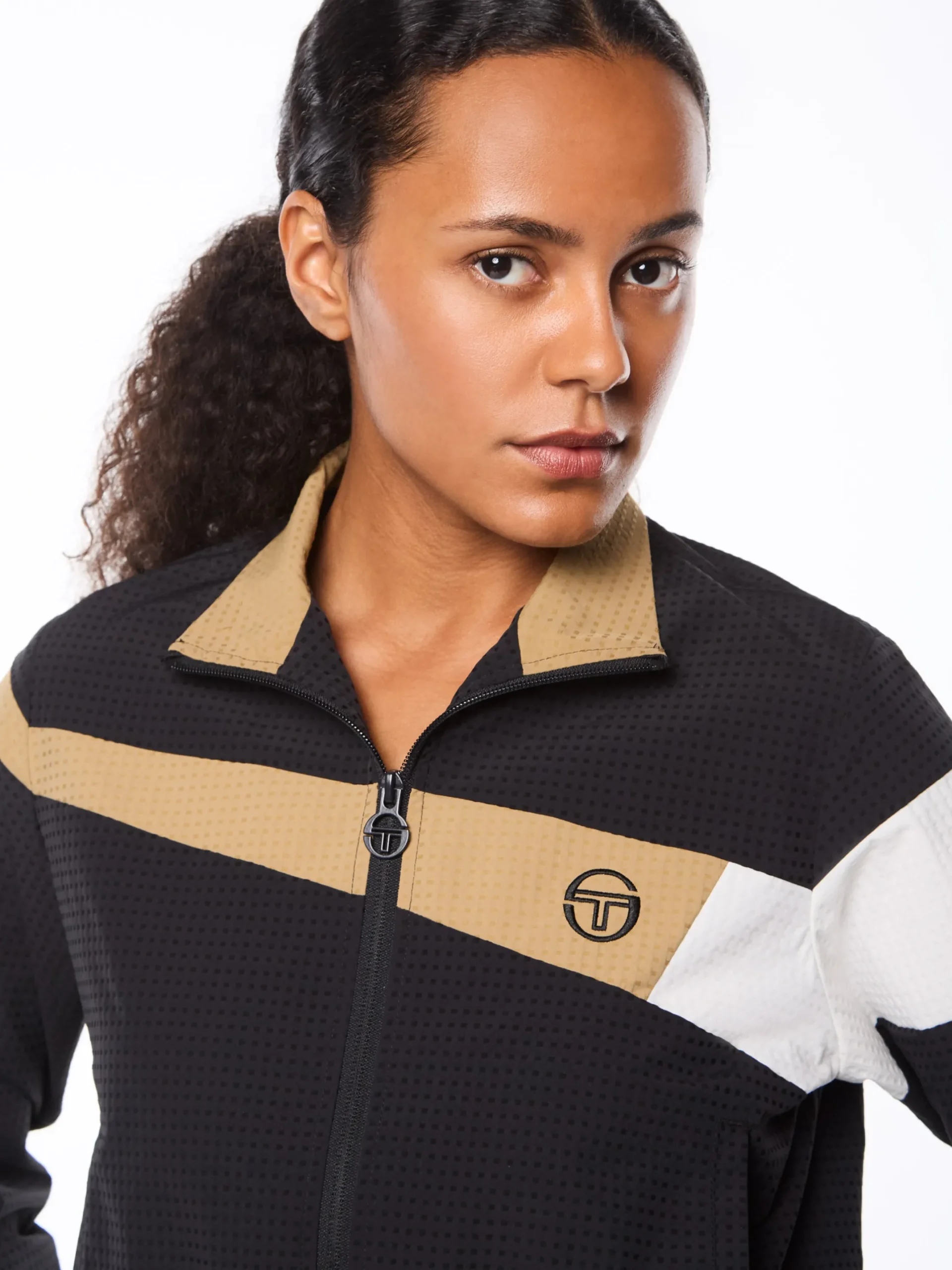 Roma Track Jacket-Black Beauty