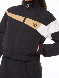 Roma Track Jacket-Black Beauty