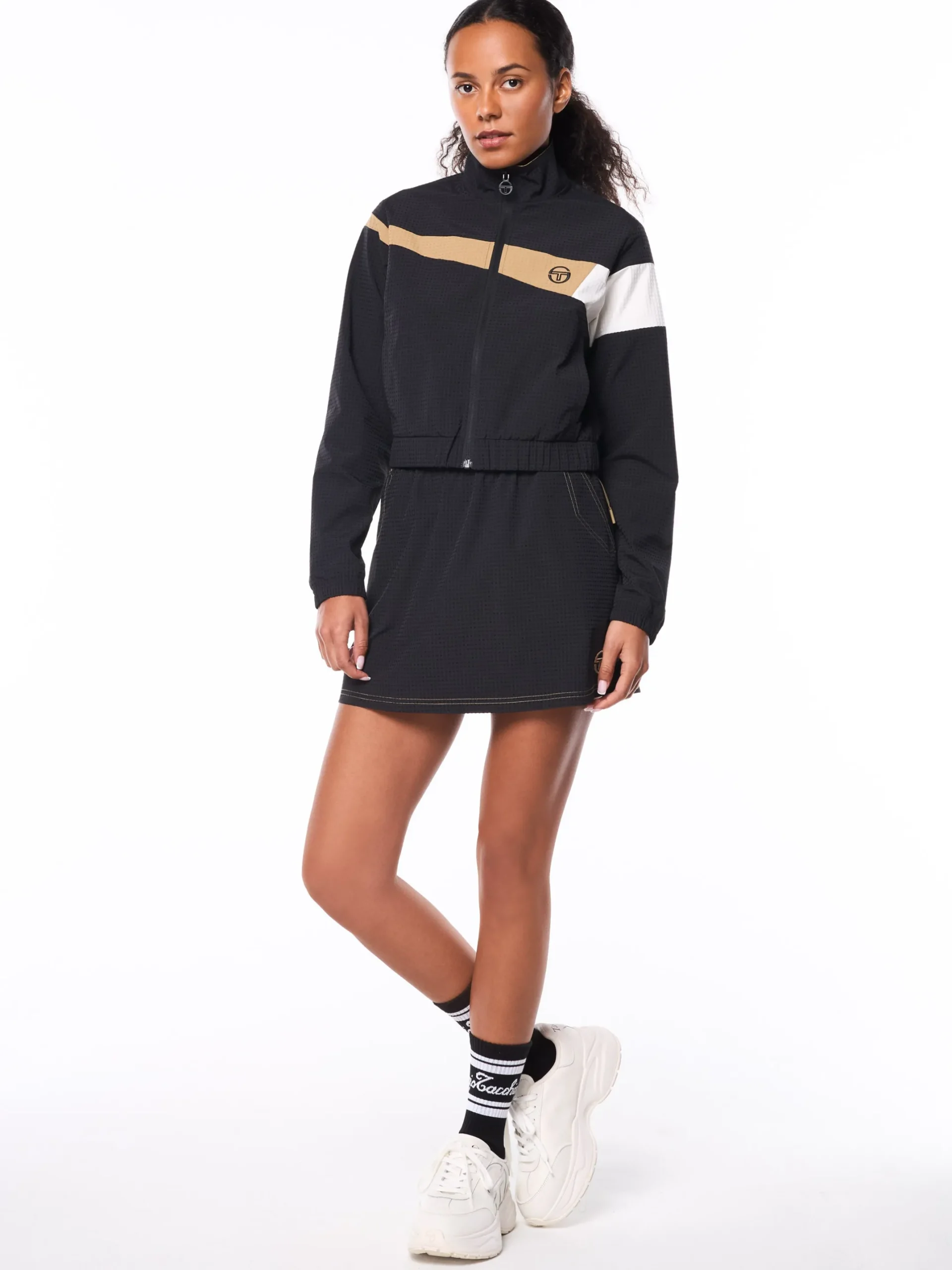 Roma Track Jacket-Black Beauty