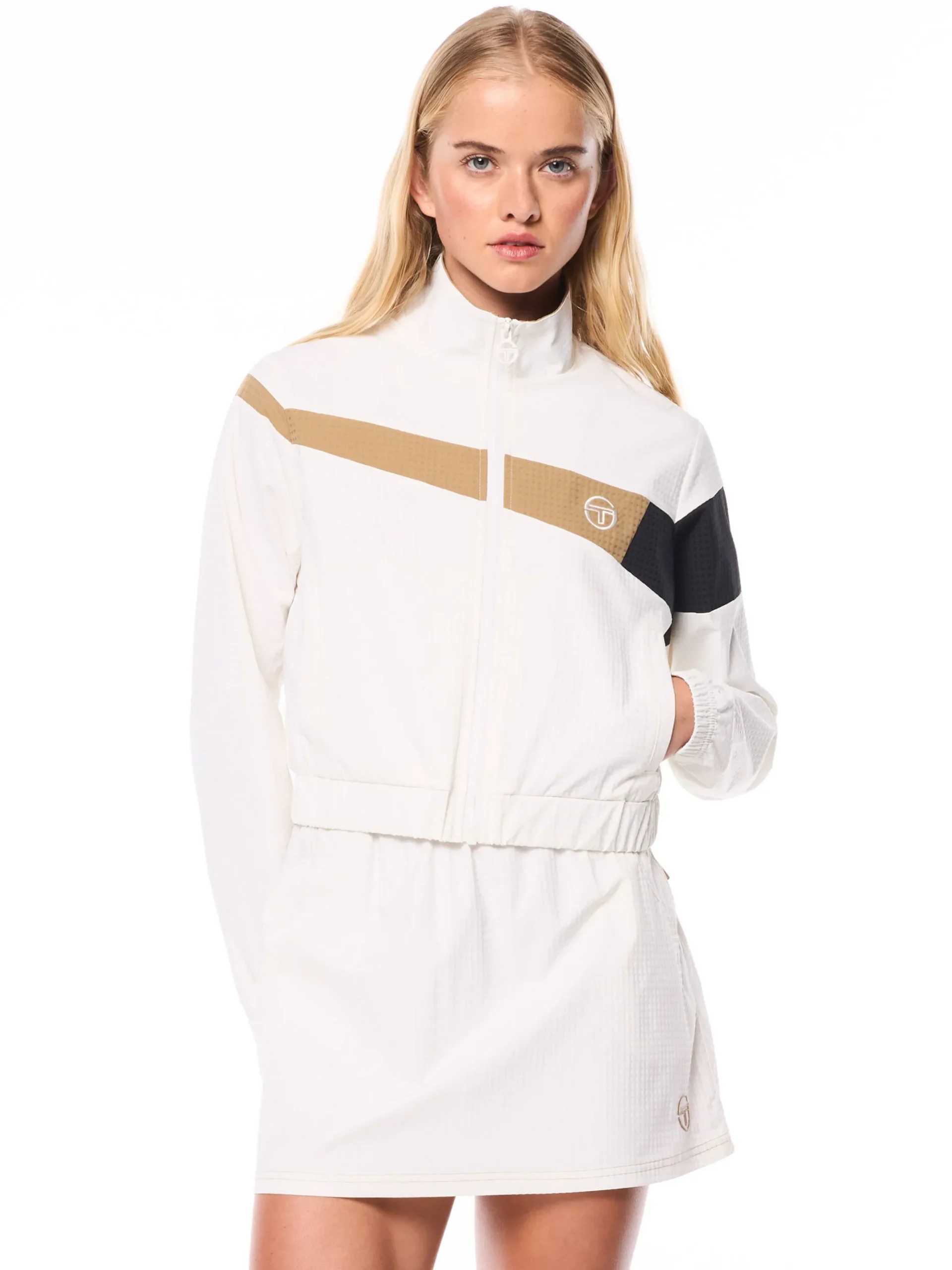 Roma Track Jacket-Gardenia