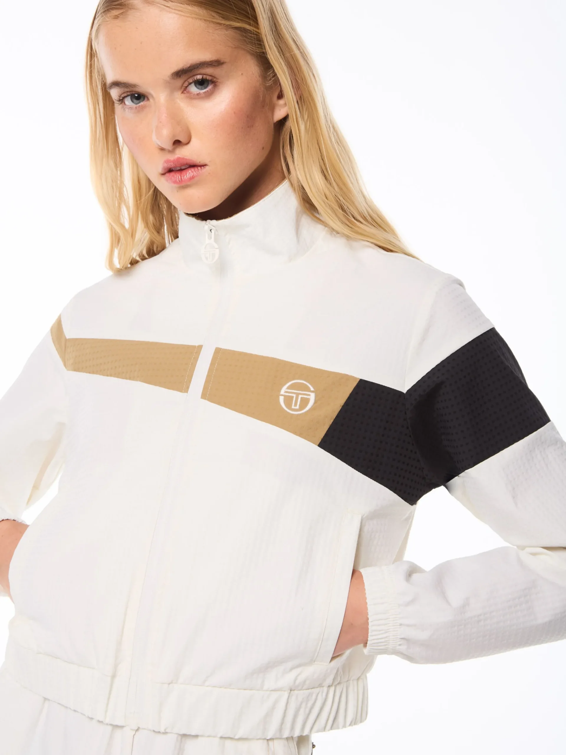 Roma Track Jacket-Gardenia