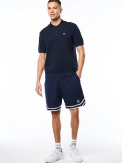 Sabino Knit Polo-Maritime Blue