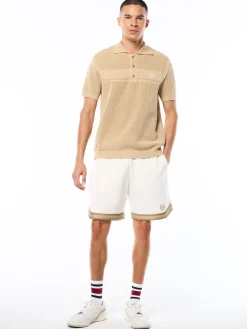 Sabino Knit Polo-Mojave Desert
