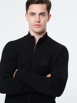Saggio Track Jacket- Black Beauty