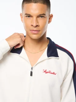 Semplice Track Jacket-Gardenia