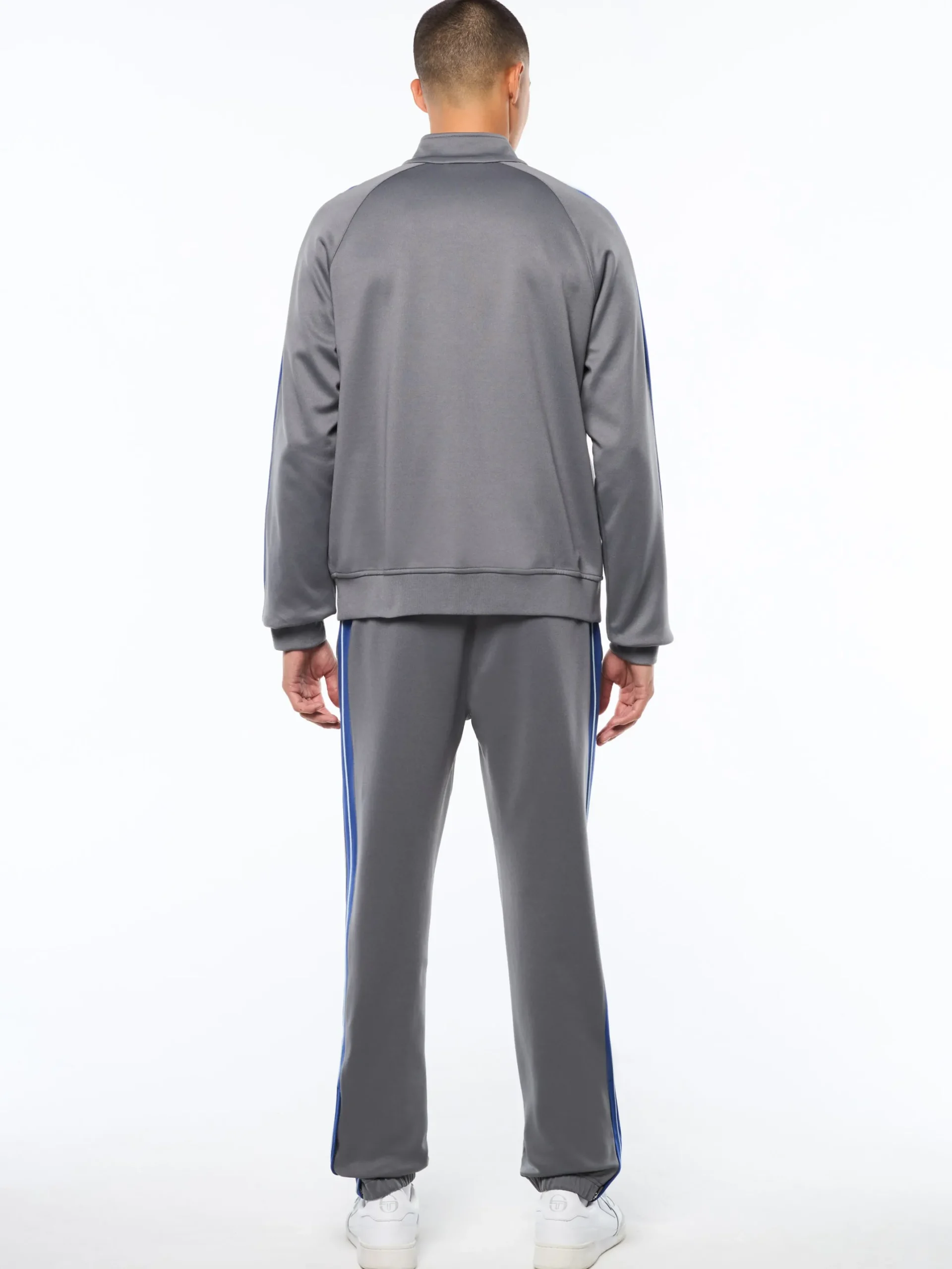 Semplice Track Jacket-Quiet Shade