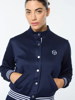 Sienna Track Jacket- Maritime Blue