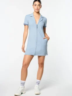 Silvia Dress- Faded Denim