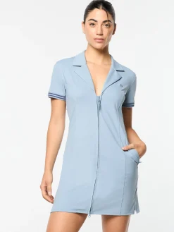Silvia Dress- Faded Denim