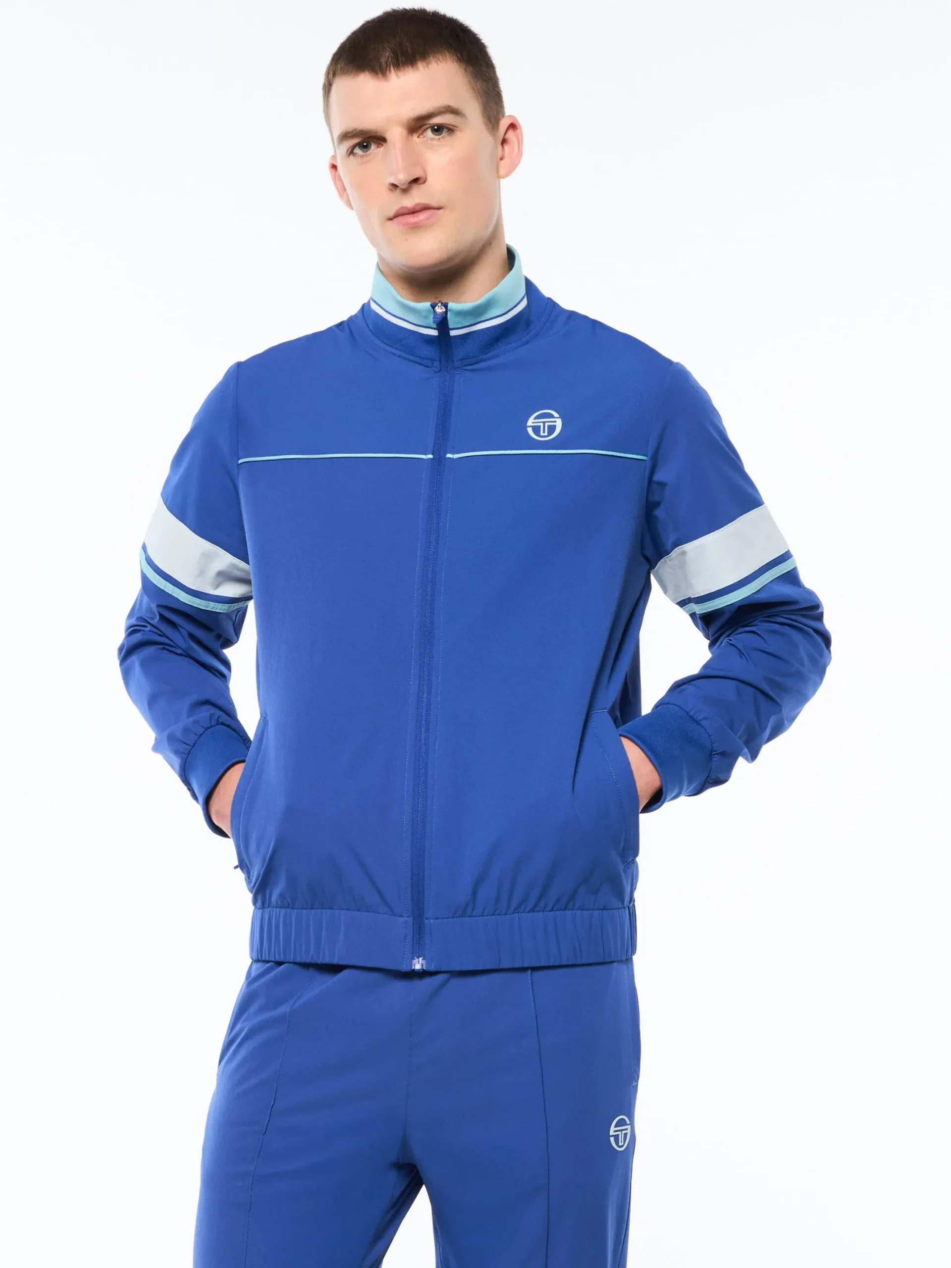 Solare Track Jacket-Deep Ultramarine