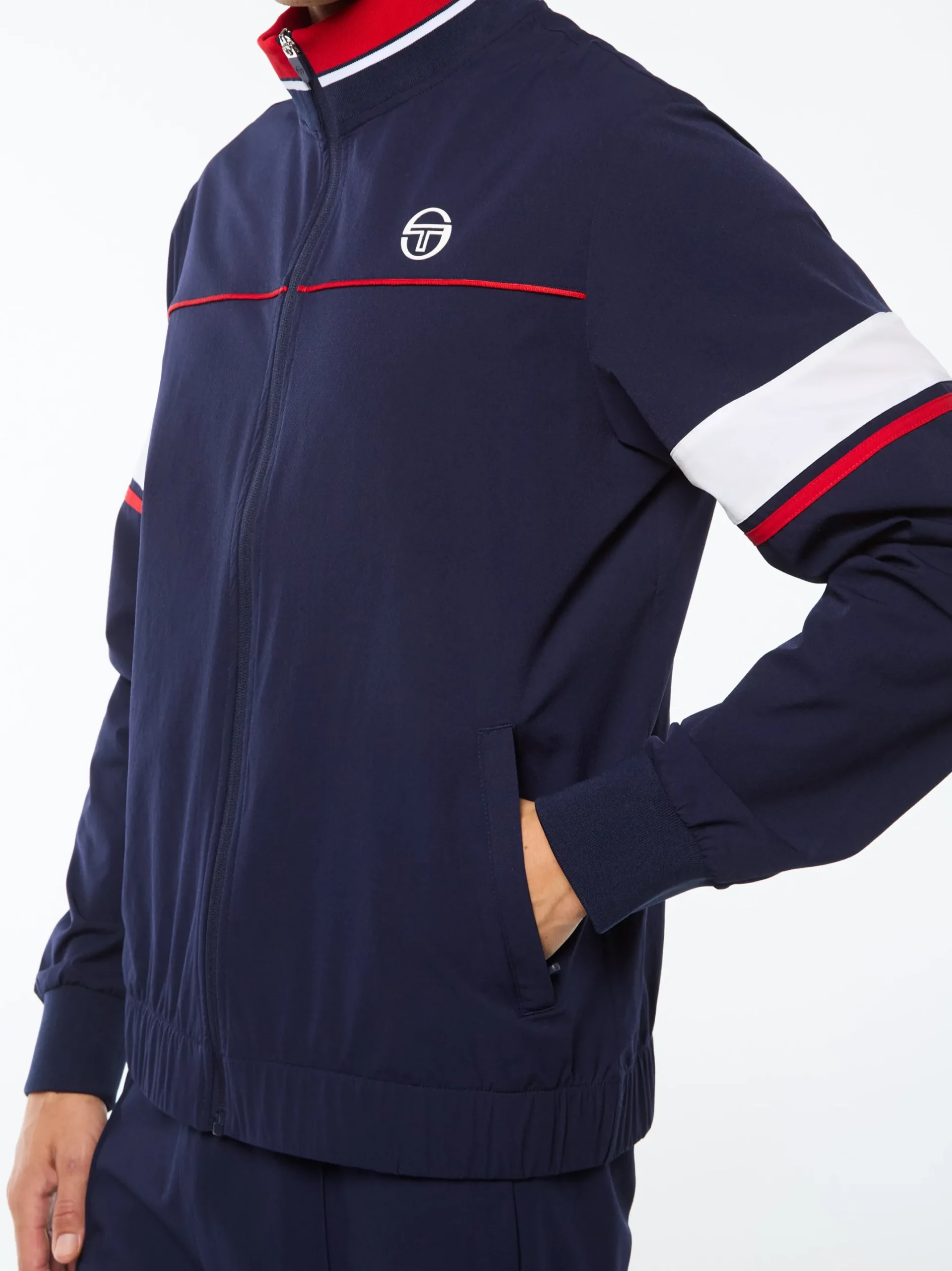 Solare Track Jacket-Maritime Blue