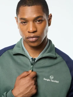 Spacco Track Jacket- Duck Green