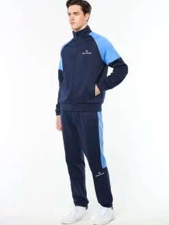 Spacco Track Jacket- Maritime Blue