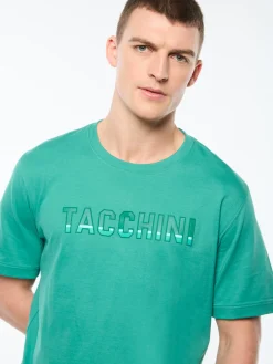 Strisce T-Shirt-Bottle Green