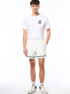 Striscia Shorts-Gardenia