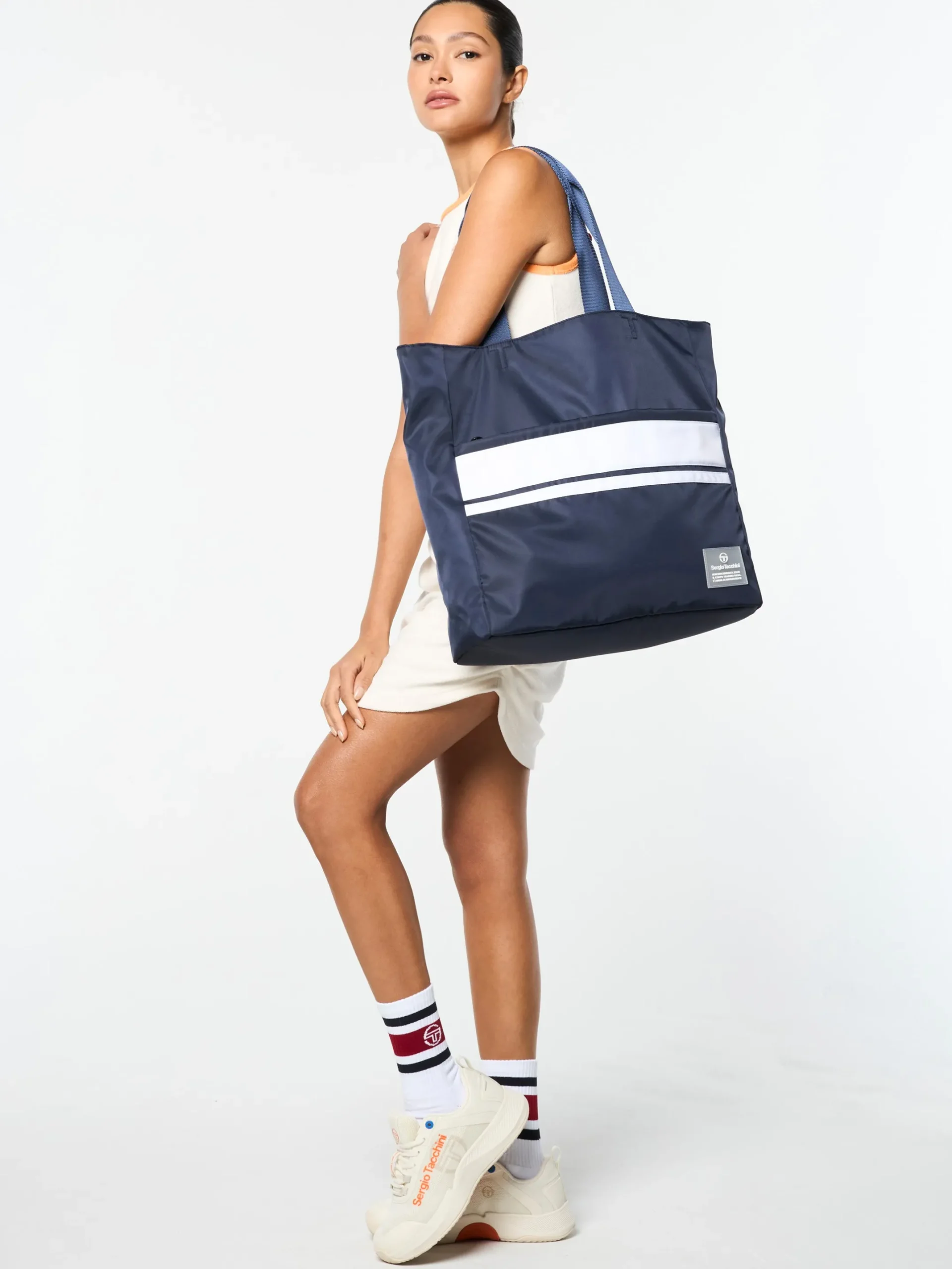 Tennis Tote- Maritime Blue