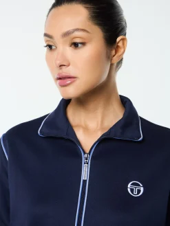 Terina Track Jacket- Maritime Blue