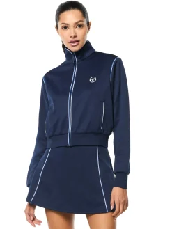 Terina Track Jacket- Maritime Blue