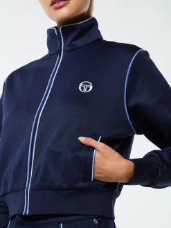 Terina Track Jacket- Maritime Blue