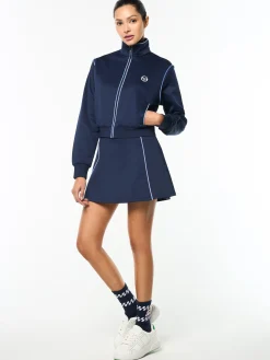 Terina Track Jacket- Maritime Blue