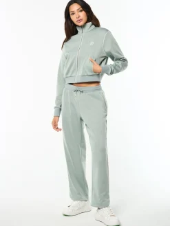 Terina Track Jacket- Slate Gray