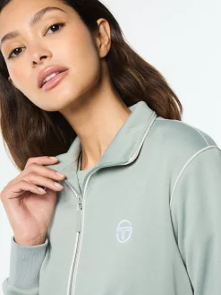 Terina Track Jacket- Slate Gray