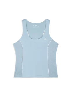 Tessa Scoop Neck Tank- Faded Denim