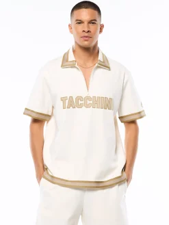 Tito Short Sleeve Polo-Gardenia