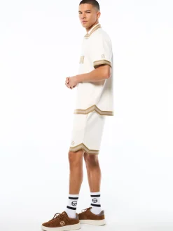 Tito Short Sleeve Polo-Gardenia