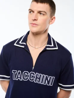 Tito Short Sleeve Polo-Maritime Blue
