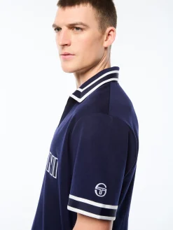 Tito Short Sleeve Polo-Maritime Blue