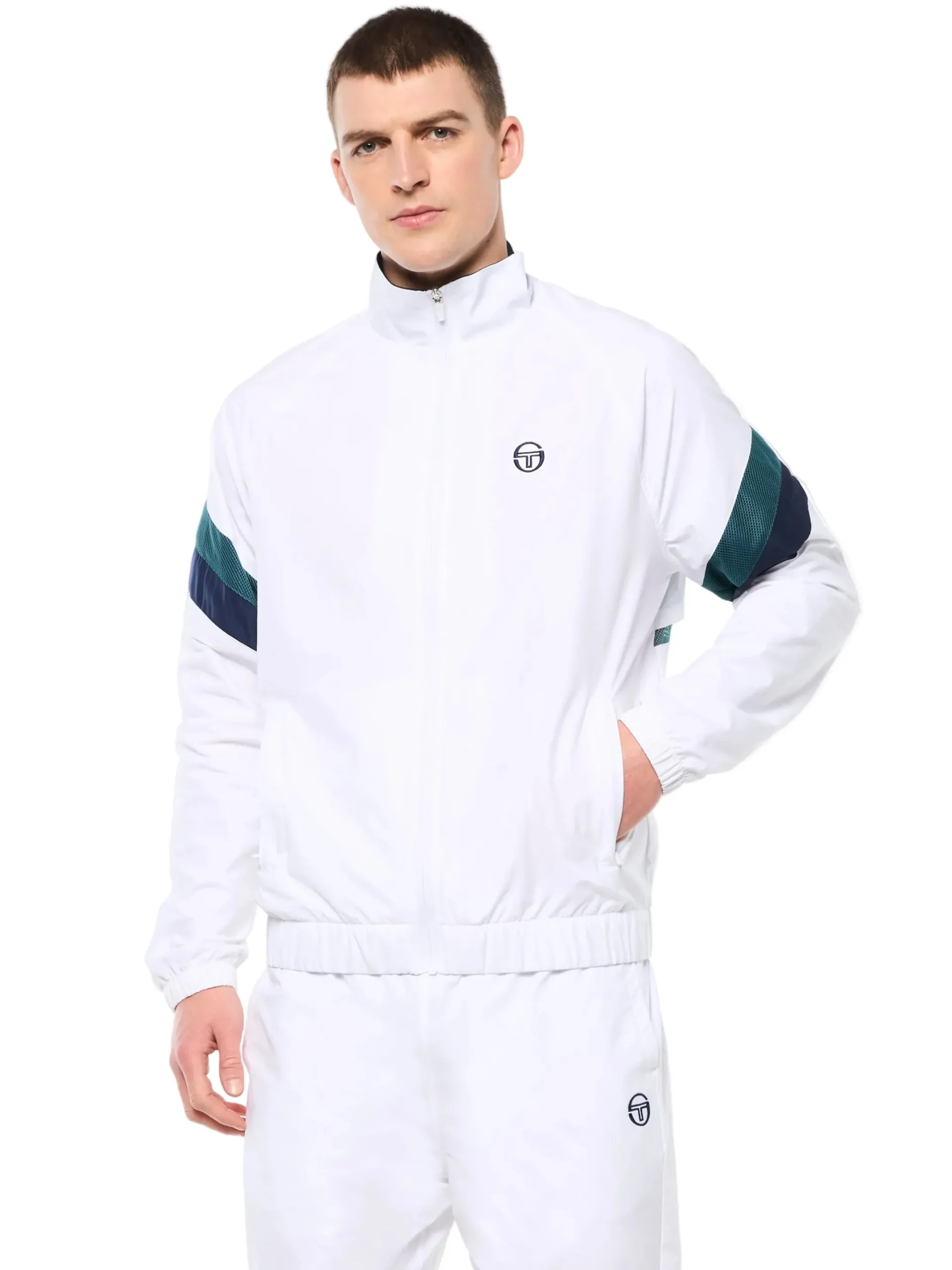 Ventilato Track Jacket-Brilliant White