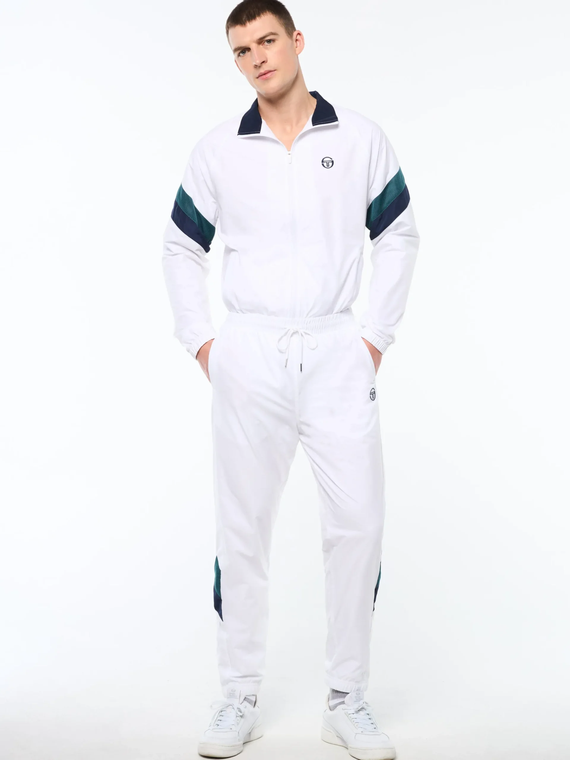 Ventilato Track Pant-Brilliant White