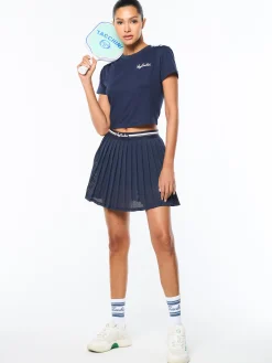 Verona Mesh Skort- Maritime Blue