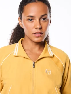 Via Track Jacket-Honey Gold