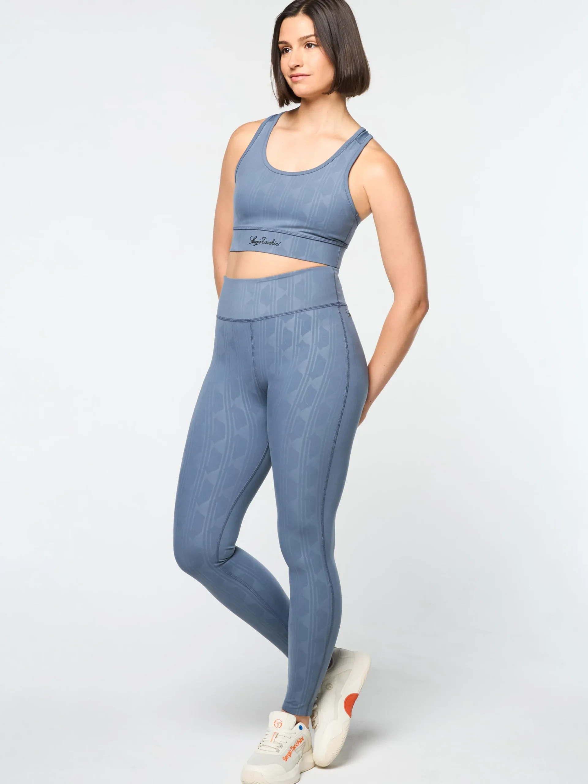 Viano Printed Leggings- Grisaille