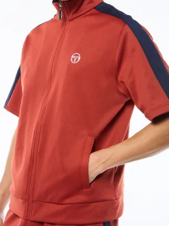 Viscotti Short Sleeve Track Jacket-Bossa Nova