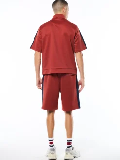 Viscotti Short Sleeve Track Jacket-Bossa Nova