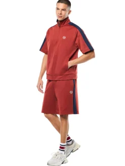 Viscotti Short Sleeve Track Jacket-Bossa Nova