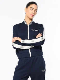 Women's Bussola Track Jacket- Maritime Blue