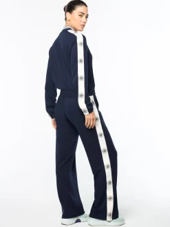 Women's Bussola Track Jacket- Maritime Blue