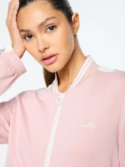 Women's Bussola Track Jacket- Pale Mauve