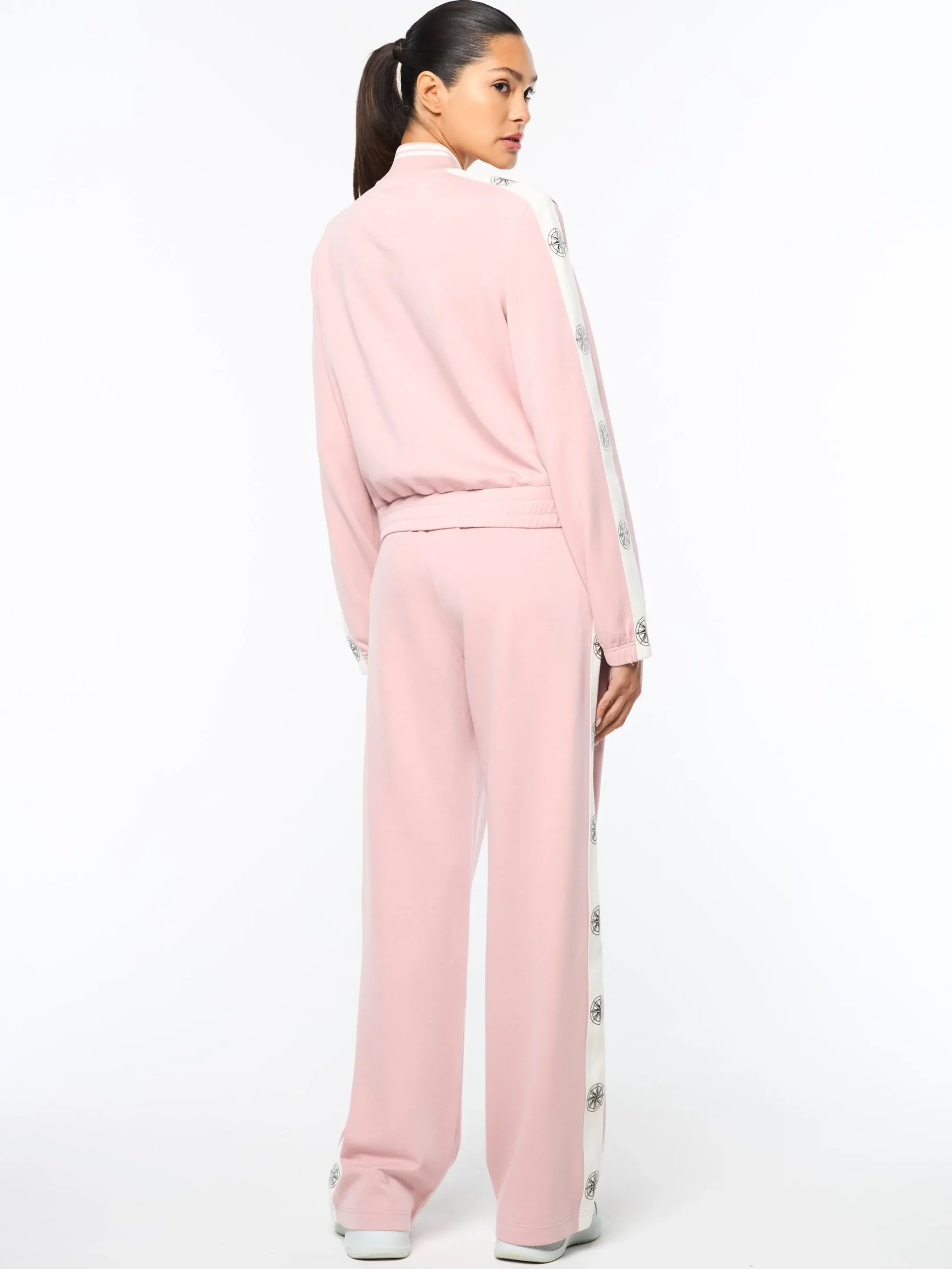 Women's Bussola Track Jacket- Pale Mauve