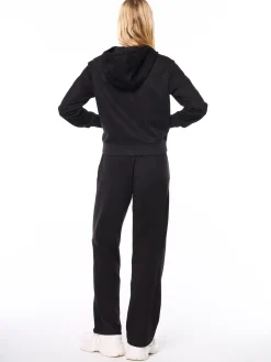 Women's Camoscio Hoodie- Black Beauty